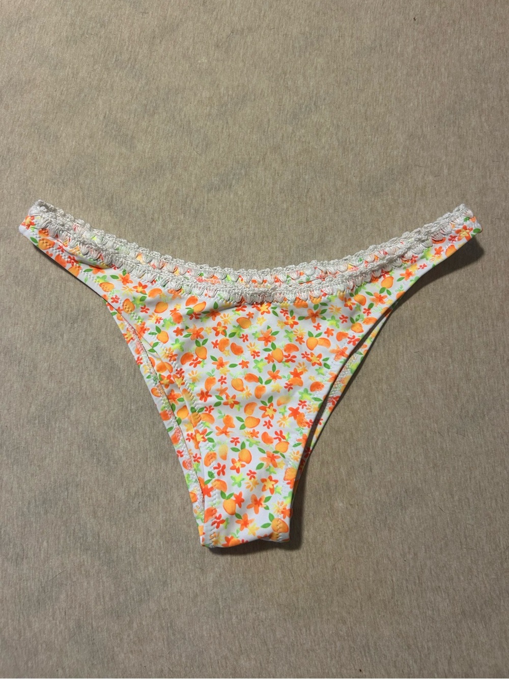 Kulani Kinis Mango print cheeky bikini bottoms